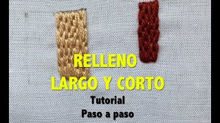 RELLENO LARGO Y CORTO TUTORIALPASO A PASO [upl. by Nicolai874]