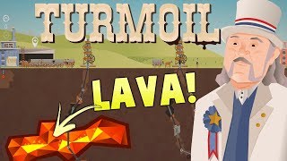 Turmoil The Heat Is On Gameplay  Lava Gambling and Deep Oil Drilling  Turmoil DLC Gameplay [upl. by Kumagai]