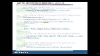 Teradata ODBC configuration [upl. by Jason]