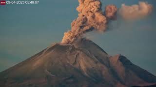 Sep 4 2023 Popocatépetl Strombolian Eruption [upl. by Rad]