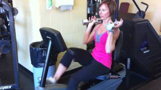 Recumbent Bike Intervals  Arm Training [upl. by Wain]