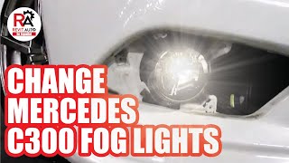 20072014 Mercedes C300 Fog light bulb W204 [upl. by Faxen]