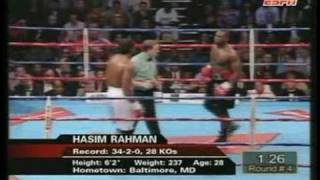 HASIM RAHMAN vs LENNOX LEWIS 03 [upl. by Sigler330]