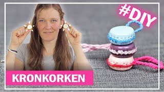 5 KRONKORKEN DIY Ideen  kreatives Upcycling [upl. by Anegue]