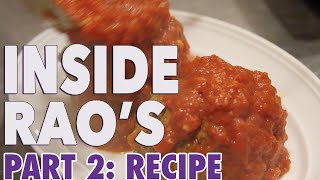 Inside Raos Meatball Recipe Part 2 [upl. by Idelson]