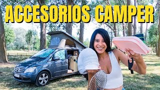 ➕ 30 ACCESORIOS imprescindibles para FURGONETAS CAMPER y AUTOCARAVANAS  Vanlife [upl. by Aurita]