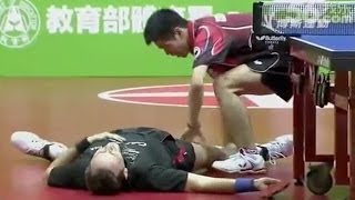 The Funniest Table Tennis Match in HISTORY [upl. by Abbot218]