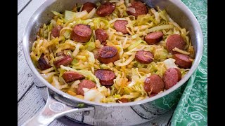 Cabbage and Kielbasa Skillet [upl. by Halima]