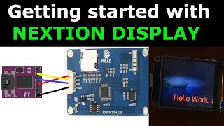 Getting started with Nextion Display [upl. by Bainter685]