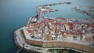 Termoli  Italy  drone flight 4K  DJI [upl. by Gnanmas]