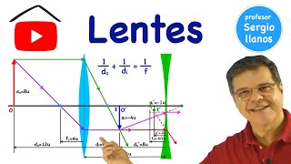 Las Lentes Convergente y Divergente Ecuación y Combinación [upl. by Nazay]