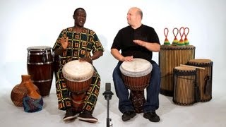 Beginner Djembe Drum Solos  African Drums [upl. by Quintin]