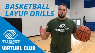 2 Basketball Layup Drills For Beginners [upl. by Yendirb712]