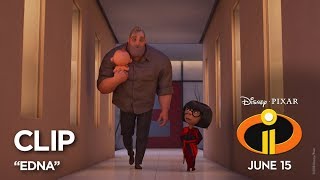 Incredibles 2 Clip  quotEdnaquot [upl. by Chaffinch]