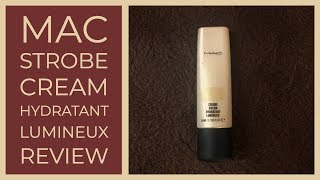 MAC Strobe Cream Hydratant Lumineux Review [upl. by Sitoiganap]