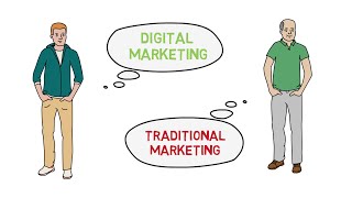 Digital Marketing vs Traditional Marketing  digiBigs [upl. by Ijat986]