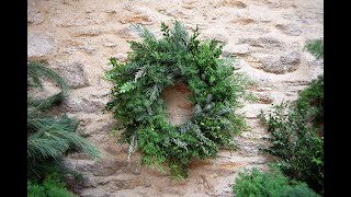 Royal florist Philippa Craddocks Christmas wreath making tutorial  House amp Garden [upl. by Noorah]