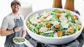 Classic Homemade Caesar Salad Recipe [upl. by Idham]