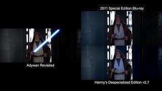 REVISITED Obiwan Kenobi vs Darth Vader  A New Hope 1977 Revisited Bluray DeEd [upl. by Fredric854]