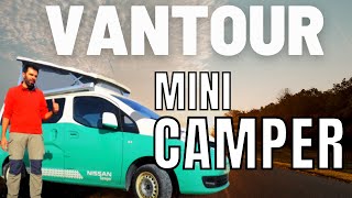 🔴 DESCUBRE la Furgoneta mini CAMPER Nissan NV200 ✅ NO Te Imaginas el INTERIOR VAN TOUR [upl. by Acirdna]