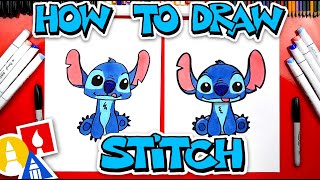 How To Draw Stitch From Lilo And Stitch [upl. by Ikir658]