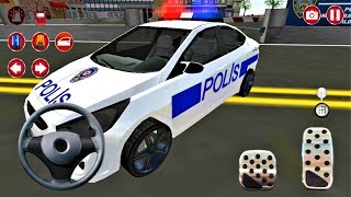 Polis Arabası Araba Oyunu  Real Police Car Driving Simulator 3D  3  Android Gameplay FHD [upl. by Aytnahs]