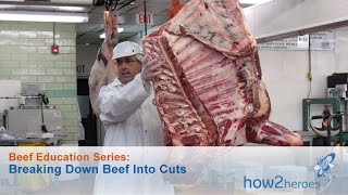 Breaking Down Beef Into Cuts Beef Education Butcher Series [upl. by Asuncion]