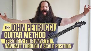 The John Petrucci Guitar Method  Episode 5 4 Different Ways to Navigate a Scale Position [upl. by Naget]