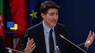 Trudeau Stands with Zelenskyy EU Leaders Unite in Kyiv Amidst Trump’s Shocking Ultimatum [upl. by Livvie]