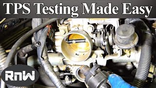 How to Test a Throttle Position Sensor TPS  With or Without a Wiring Diagram [upl. by Ydnyc]