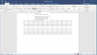 How to Split and Merge Tables in Word 2016 [upl. by Ibbie312]