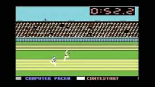 Commodore 64  Epyx Summer Games 1984 [upl. by Etteuqaj249]