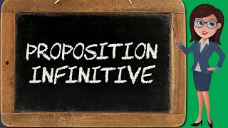 La proposition infinitive  définition [upl. by Dyrraj]