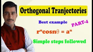 VTU Engineering Mths 1 orthogonal trajectory rn cosnθan good examplePART4 [upl. by Okiram]