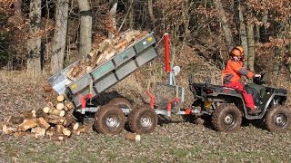 ATV Trailer  Anhänger für Kleintraktoren [upl. by Eimmas]