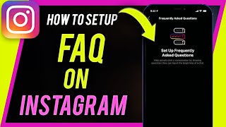 How to Setup FAQ on Instagram [upl. by Nan806]