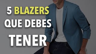 5 BLAZERS que todo hombre DEBE TENER [upl. by Nneb]