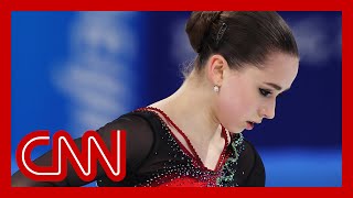 Reporter describes Kamila Valievas heartbreaking Olympic finish CONTAINS SPOILERS [upl. by Cummins]