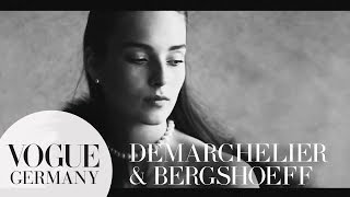 Patrick Demarchelier fotografiert Julia Bergshoeff – Foto Shoot  VOGUE Behind the Scenes [upl. by Adnael]