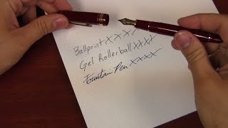 How a Fountain Pen Works Fountain Pen 101 [upl. by Galligan]