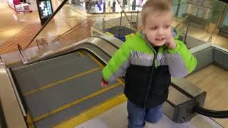 LEARNING TO USE THE ESCALATOR PART 1 [upl. by Baird]