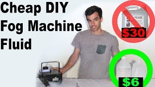 DIY Fog Machine Fluid Homemade [upl. by Georgy]