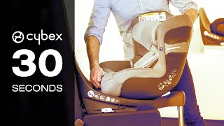 30 Seconds with CYBEX  Sirona S iSize Car Seat [upl. by Emaj410]