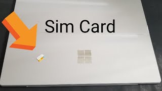 Microsoft Surface Pro How to insert and remove SIM Card [upl. by Nhabois]