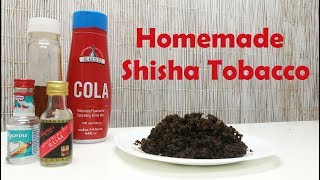 Homemade Shisha Tobacco  Rum and cola flavor [upl. by Modern]