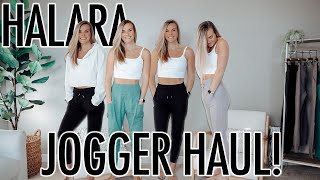 HALARA JOGGERS HAUL  HONEST REVIEW amp SIZING GUIDE [upl. by Zebadiah247]