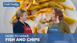 How to Make RestaurantQuality Fish and Chips [upl. by Aleedis]