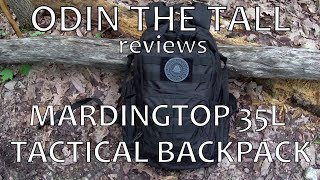 Mardingtop 35L Tactical Backpack Review [upl. by Gib678]