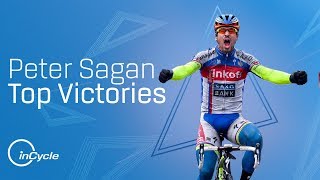 Peter Sagan Top Career Victories  inCycle [upl. by Anilac]