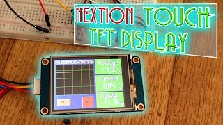 Nextion touch TFT display examples  Digital power supply  part 1 [upl. by Aititil221]